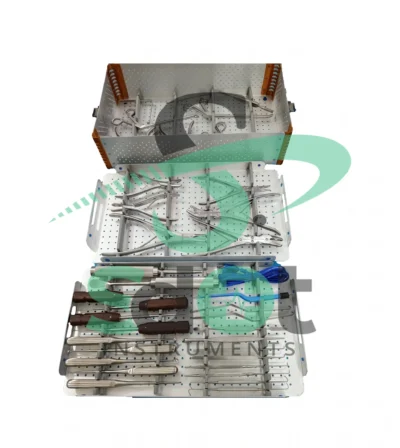 Lumbar Spine Surgery Set With Sterilize Box Orthopedic Instruments By SdOt Instruments