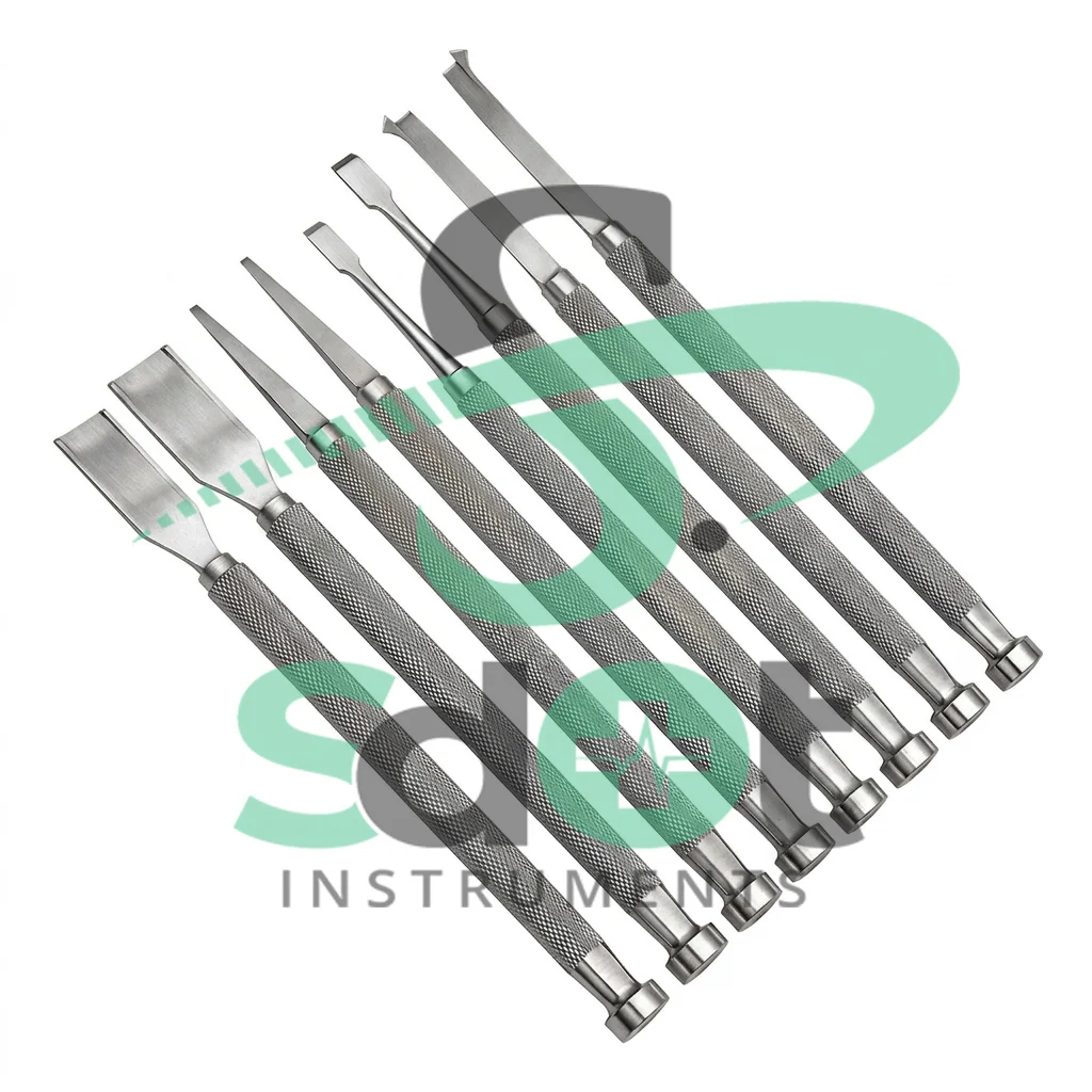 Tebbetts Rhinoplasty Nasal Osteotomes Set of 8 Pcs By SdOt Instruments