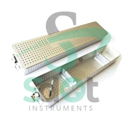 Sterilization Tray Box Case Aluminium Alloy For Surgical Instrument Disinfection By SdOt Instruments