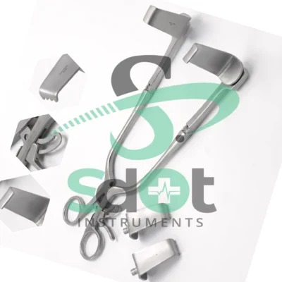 OR Grade Codman Largo Cervical Retractor With Sharp & Blunt blades Set Spine By SdOt Instruments