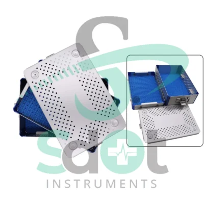 Sterilization Box Sterilization Tray Case Surgical Instruments Aluminium Box By SdOt Instruments