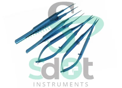 Titanium Micro Surgery instruments 5.5" 4 Pcs Set By SdOt Instruments