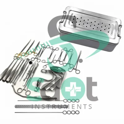 Basic Orthopedic Surgery Set of 25 PCS of Surgical Instruments With Box By SdOt Instruments