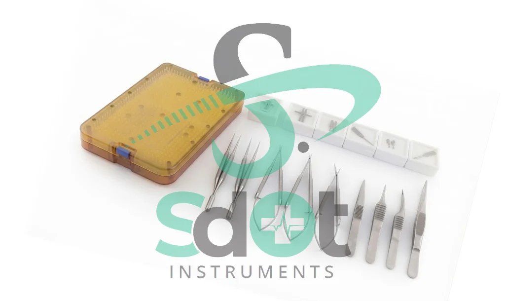 Micro Surgery Instruments Set, Micro Needle Holder, Scissors, Clamps 18 PCs Set By SdOt Instruments - Image 5