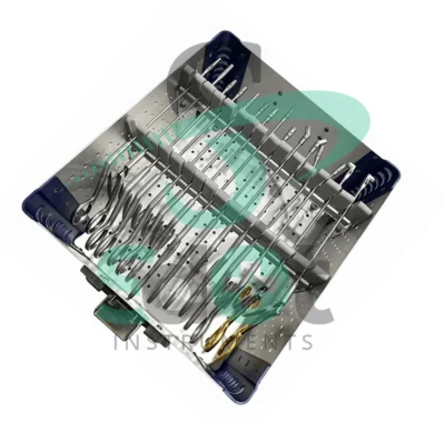 Arthroscopy Forceps Set knee surgery set 15 pcs with sterilization Box By SdOt Instruments