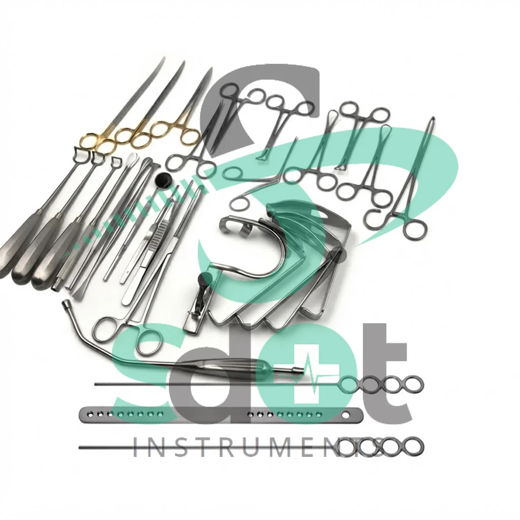 Basic Orthopedic Surgery Set of 25 PCS of Surgical Instruments With Box By SdOt Instruments - Image 5